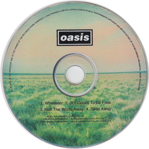 Oasis Whatever - 1st UK CD single (CD5 / 5